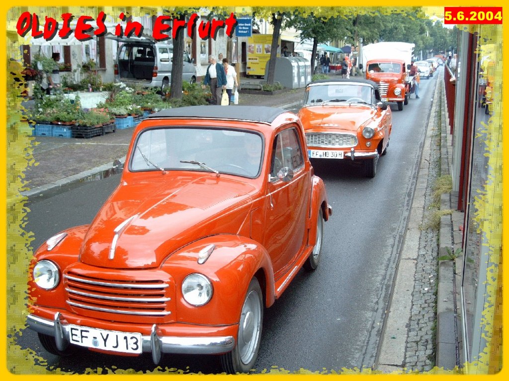 Oldieparade 2004 in Erfurt