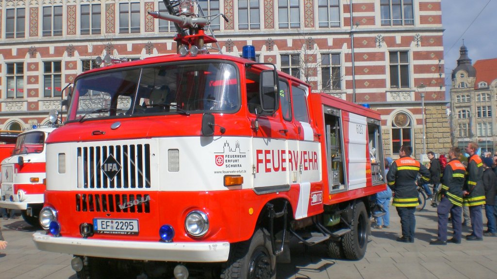 W50-Feuerwehrfahrzeug in ERFURT