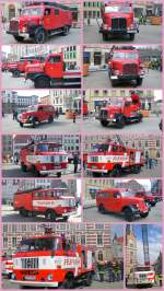 Alte Feuerwehrautos in ERFURT