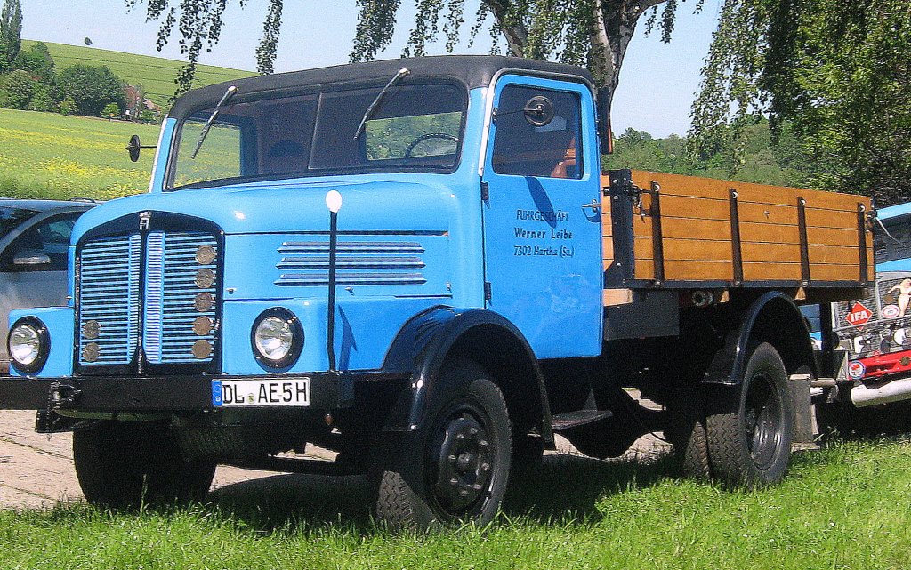 Alter LKW in Mggeln, 2010