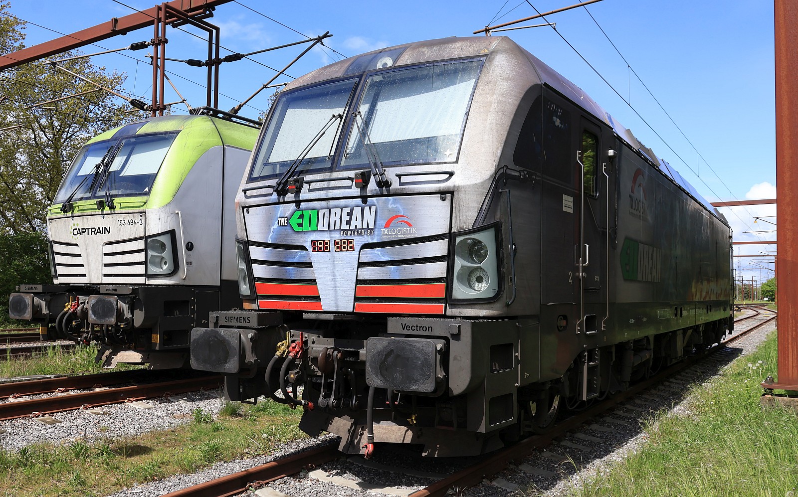 ITL 193 484 und ELL/ELOC/TXL 193 282 aufgenommen in der S�dabstellung des Gbf Pattburg/DK 15.05.2026