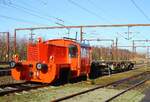 DSB Traktor 276, jetzt als DB Lok umgezeichet, steht gut fotografierbar in Pattburg/DK 
06.02.2025