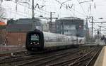 DSB MFA/FF/MFB 50/55/5486 und 89 verlassen hier Neum�nster Richtung Kiel.
