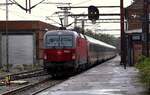 DSB EB 3209 + EC 395 + DSB EB 3242 Ausfahrt Pattburg gen Hamburg. 17.09.2025