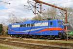 Ein seltener Gast, die blaue 151 029 der Anhaltininisch-Brandenburgischen Eisenbahngesellschaft (AHEG REV/NNR/14.08.2023) hat am 08.04.2025 erstmalig den Zementexpreß nach Taulov bis Pattburg