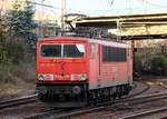 DB 155 154-8 auf dem Weg zur Arbeit....HH-Harburg 30.11.2013