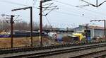 Leider war die Akiem/VikingRail 7193 012 zwischen zwei Loks eingesperrt und nicht wirklich fotogen erreichbar.
